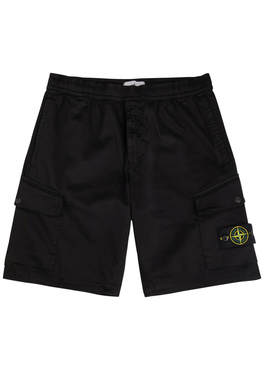 Stone Island Black Shorts main image 1