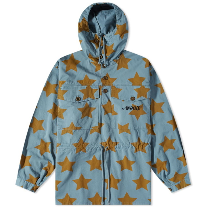 Photo: Awake NY Stars Anorak in Teal/Mustard