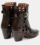 Alaïa Ziggy Vienne leather ankle boots