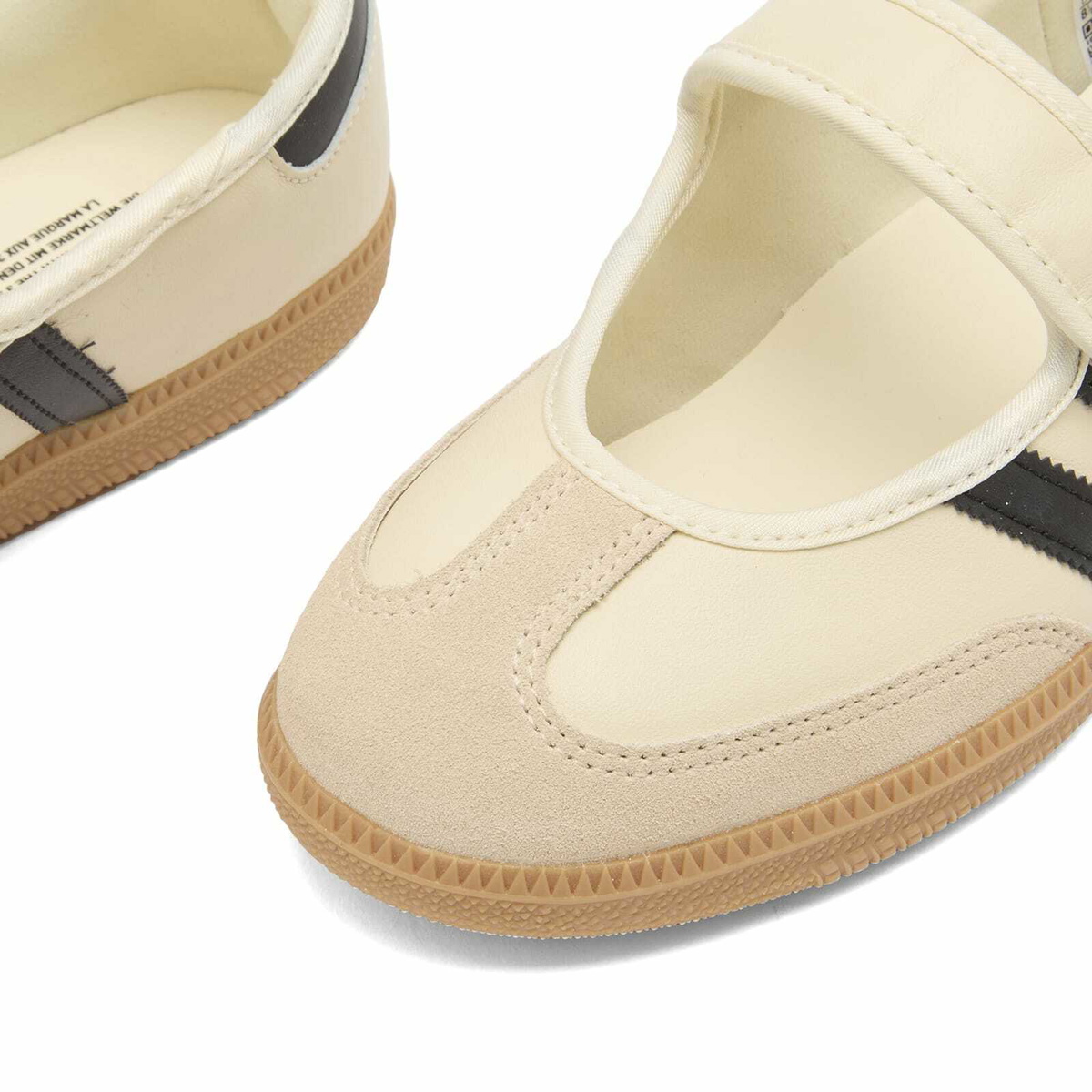 Adidas Women's Samba Jane Sneaker in Cream White/Gum/Core Black adidas