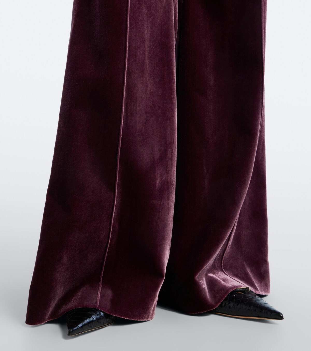 Elie Saab Velvet wide-leg pants