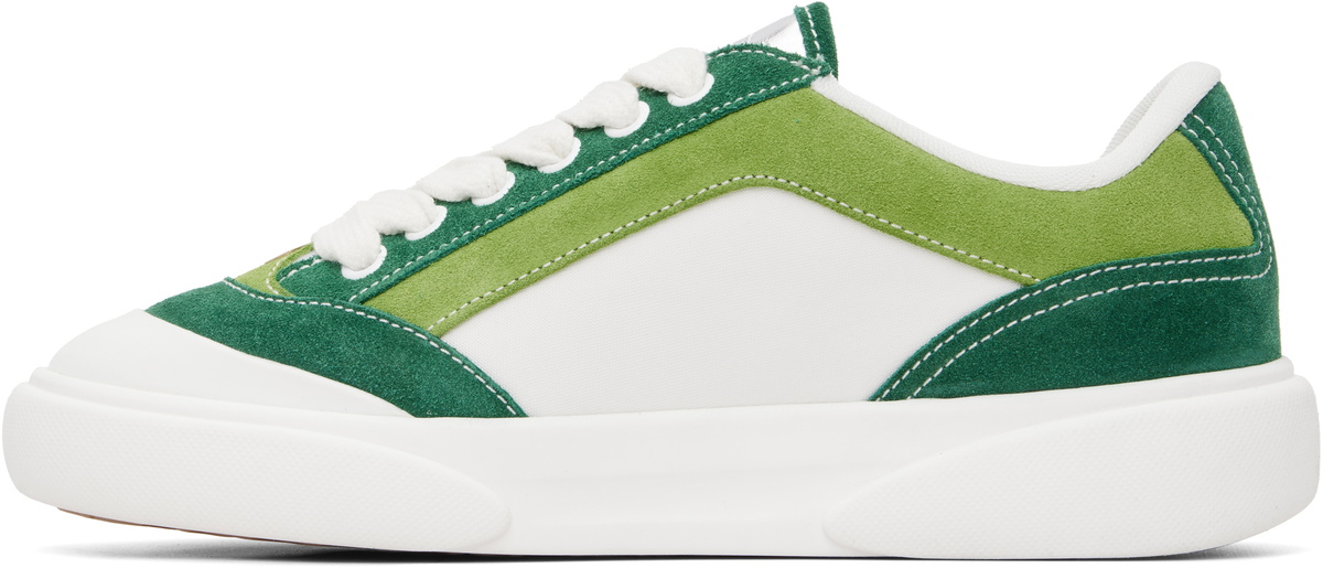 Casablanca White & Green 'Del Mar' Sneakers
