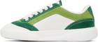 Casablanca White & Green 'Del Mar' Sneakers