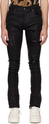 AMIRI Black Wax Jeans