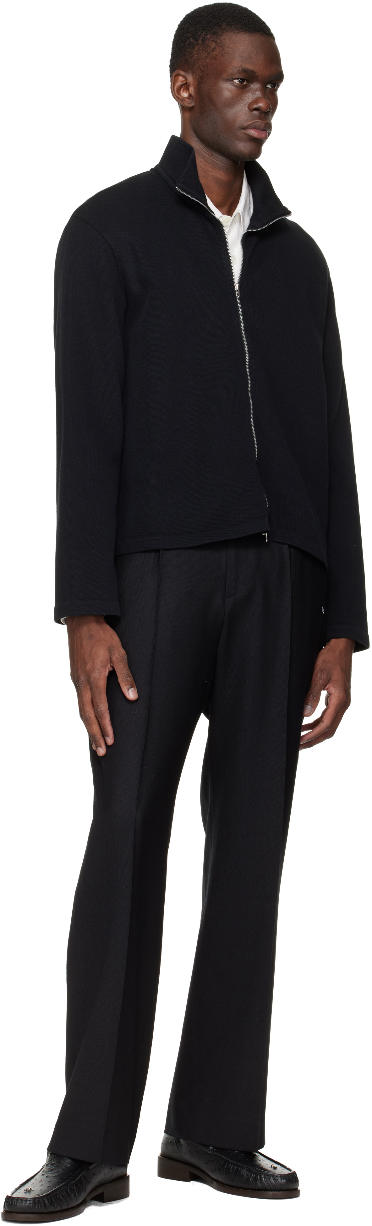Acne Studios Black Leather Loafers