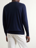 Kiton - Wool Knit Sweater - Blue