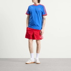 Adidas Men's 3 Stripe T-Shirt in Blue