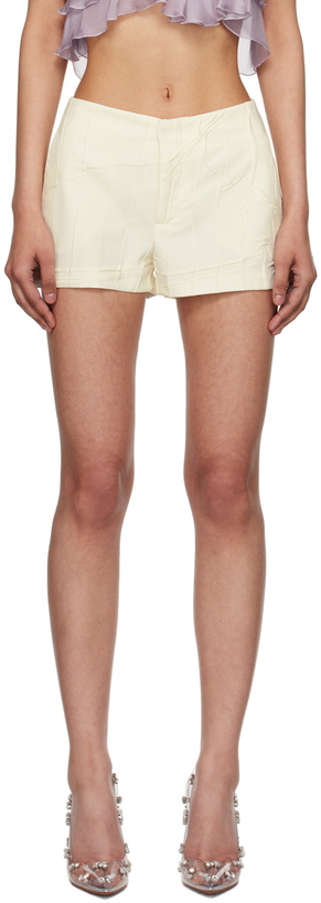 Photo: Blumarine Off-White Pocket Shorts