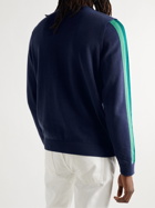 Outerknown - Nostalgic Striped Organic Cotton-Blend Sweater - Blue