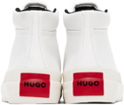 Hugo White Dyer High-Top Sneakers