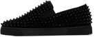 Christian Louboutin Black Roller-Boat Sneakers