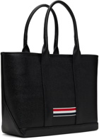 Thom Browne Black Pebble Grain Small Tool Tote