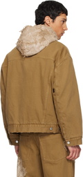 Song for the Mute Khaki TKL Edition Faded Denim Jacket