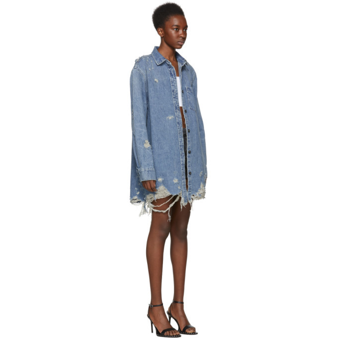 Alexander wang sale oversized denim jacket