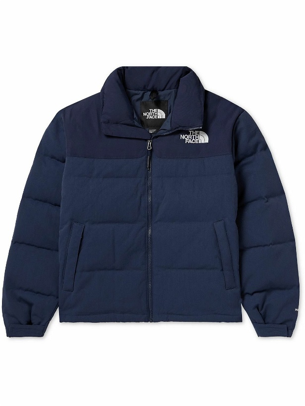 Photo: The North Face - 1992 Nuptse Logo-Embroidered Quilted Recycled Ripstop Down Jacket - Blue
