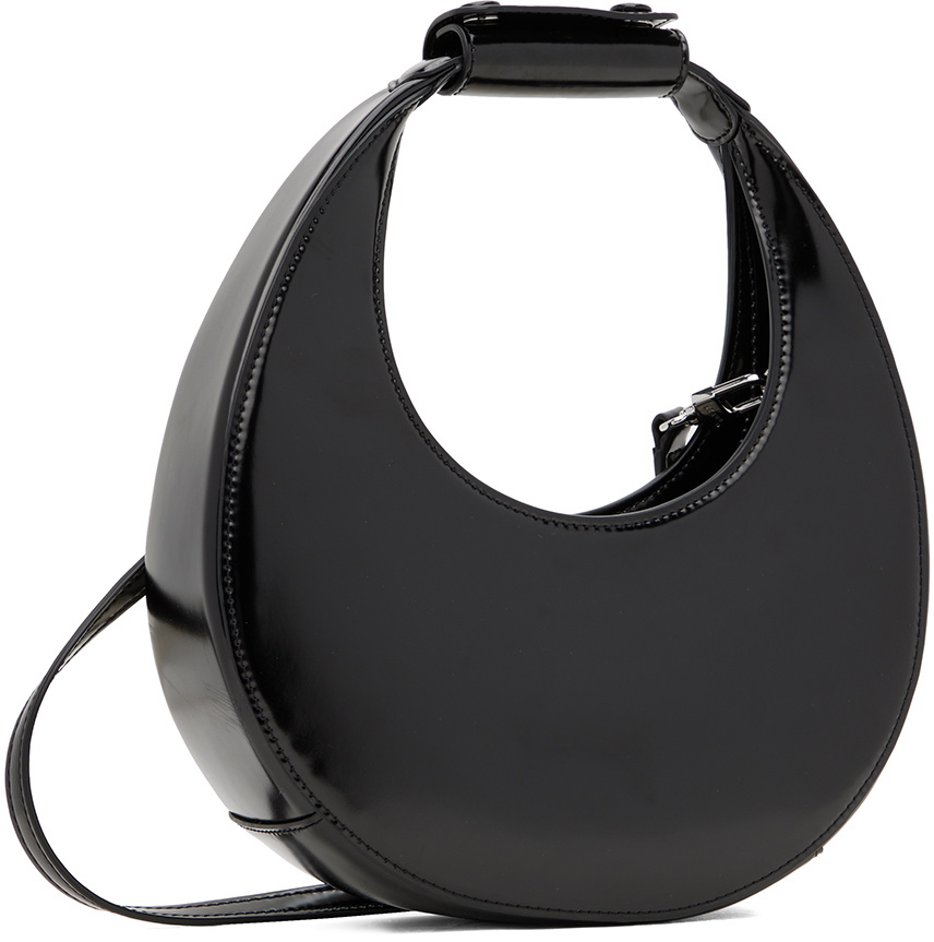 Staud Black Mini Moon Bag Staud