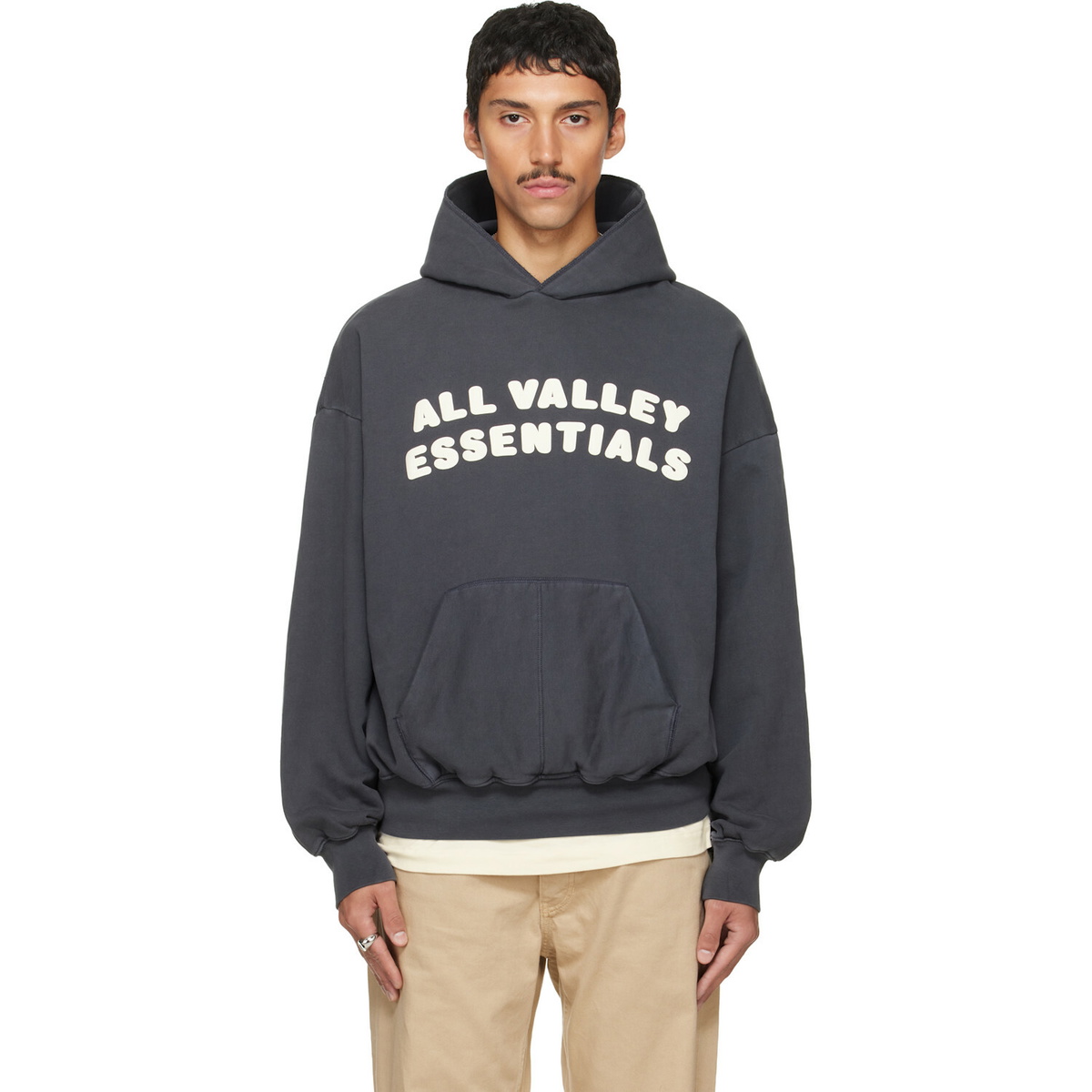 Fear of God ESSENTIALS Gray 90s Hoodie