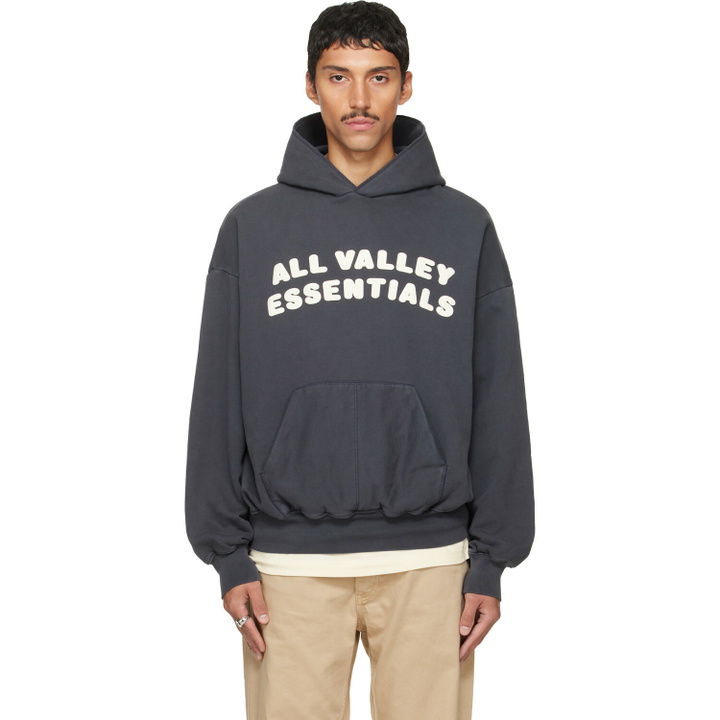 Photo: Fear of God ESSENTIALS Gray 90s Hoodie