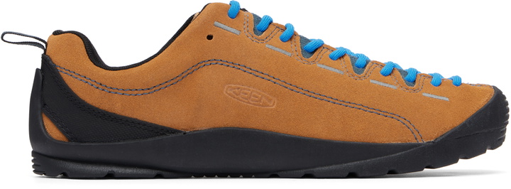 Photo: KEEN Tan & Blue Jasper Suede Sneakers