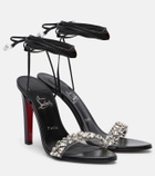 Christian Louboutin Fanny Jolly embellished leather sandals