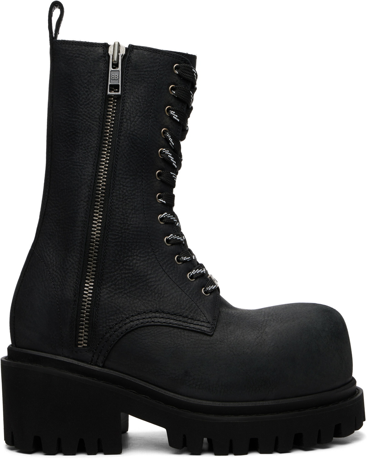 Balenciaga Black Stomper Boots