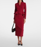 Roland Mouret Crêpe pencil skirt