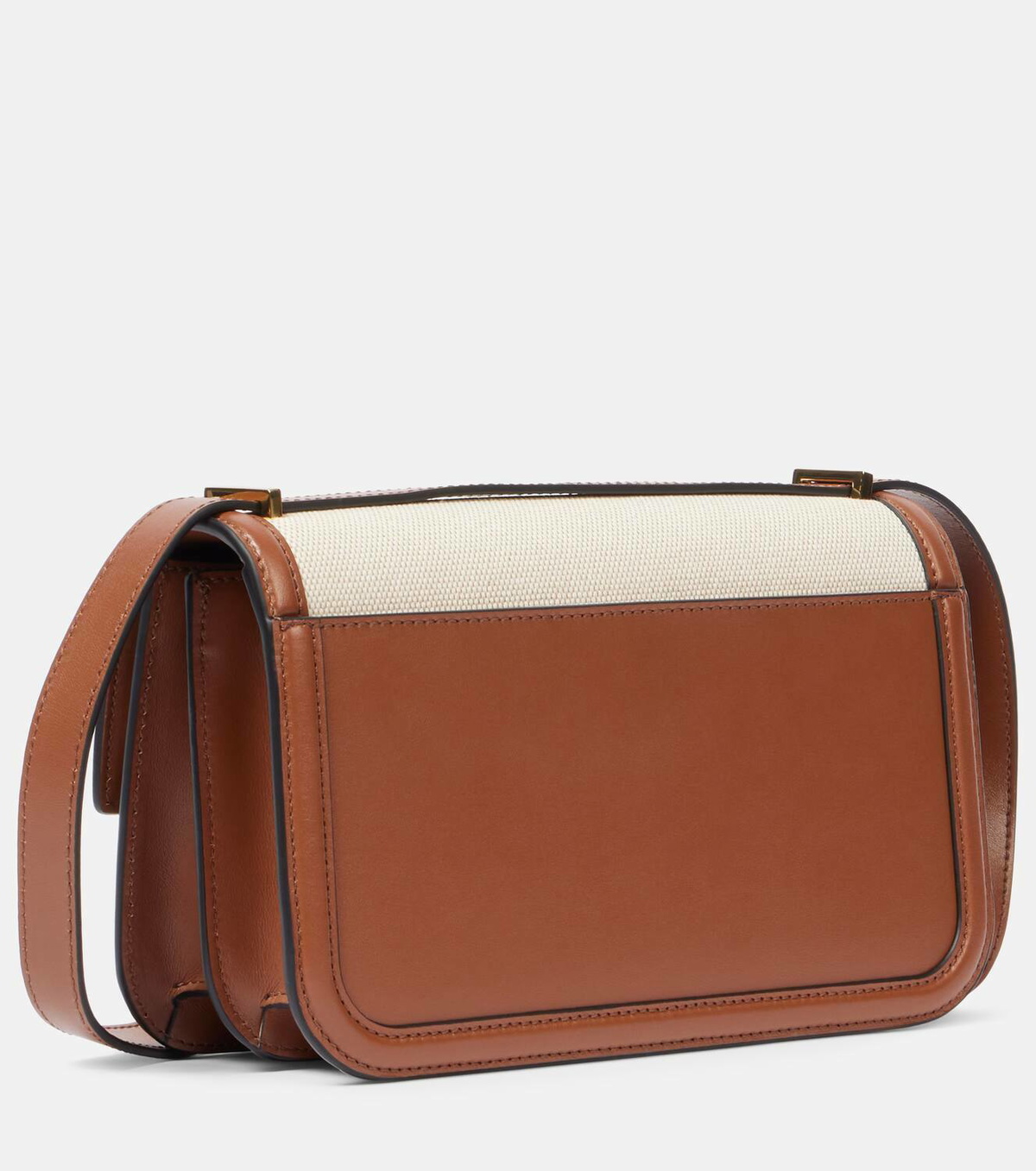 DeMellier Paris leather-trimmed shoulder bag