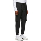 Juun.J Black Pinstripe Cargo Pants