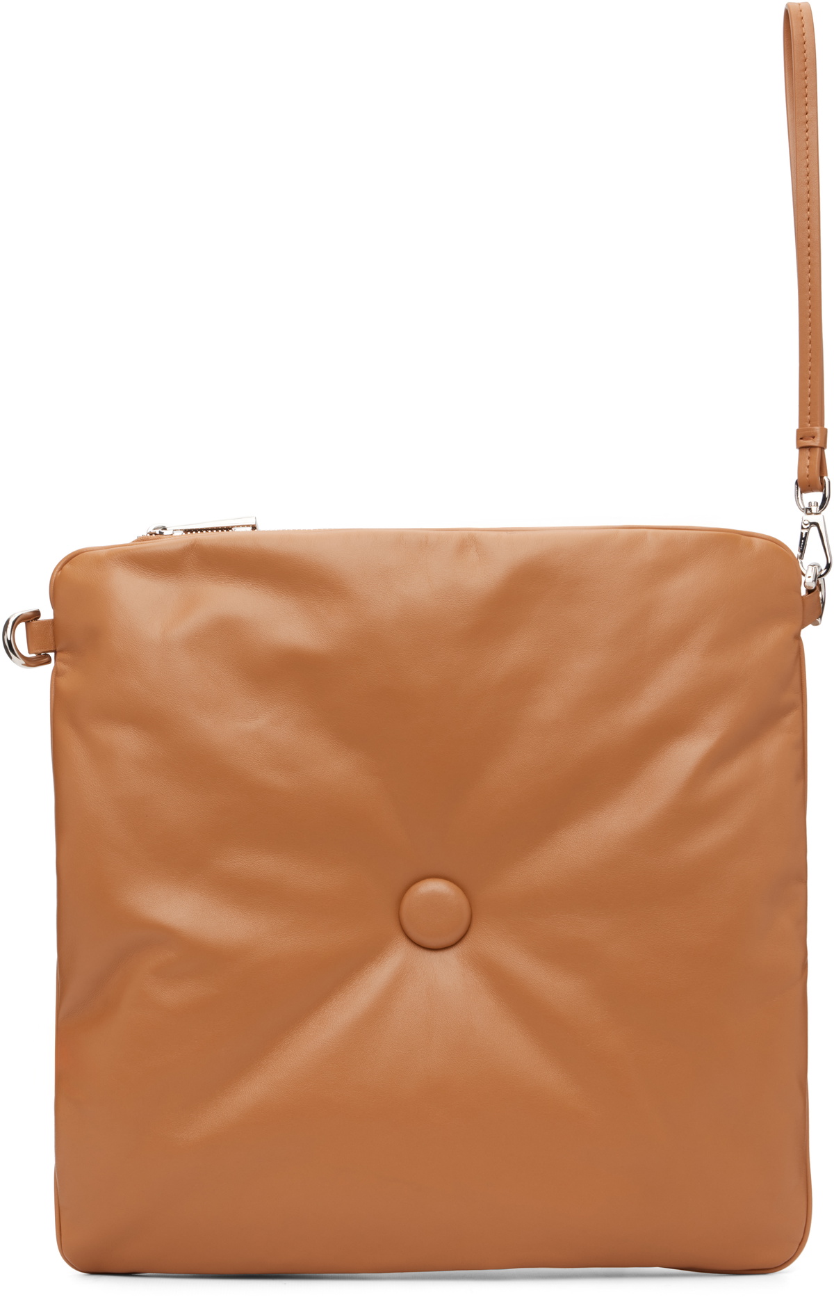 Julie Kegels Tan Biche Cushion Pouch