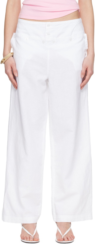 Photo: Gimaguas White Anna Trousers