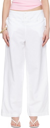 Gimaguas White Anna Trousers