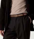 Agnona Suede belt