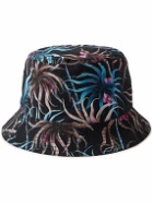 Endless Joy - Night Palm Printed TENCEL™-Blend Twill Bucket Hat