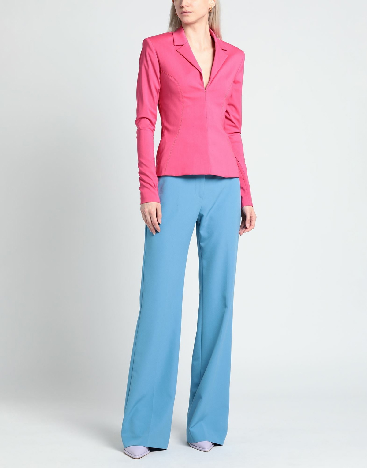 Jacquemus Womens Blazer in Fuchsia