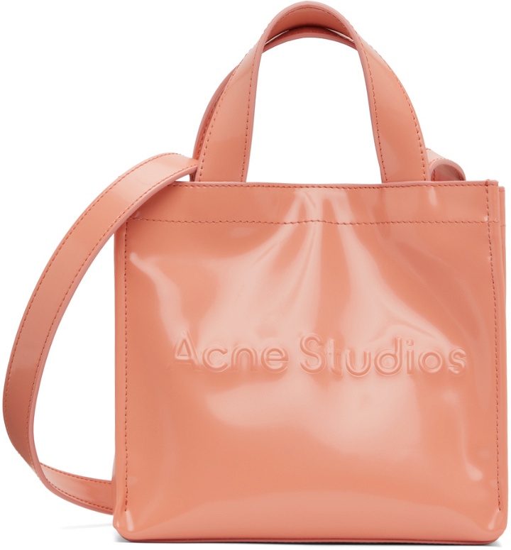 Photo: Acne Studios Pink Mini Logo Tote
