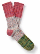 Thunders Love - Helen Mélange Recycled Cotton-Blend Socks