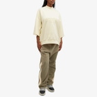 Adidas x FOG Adidas x Fear Of God Athletics Logo 3/4 T-Shirt in Pale Yellow