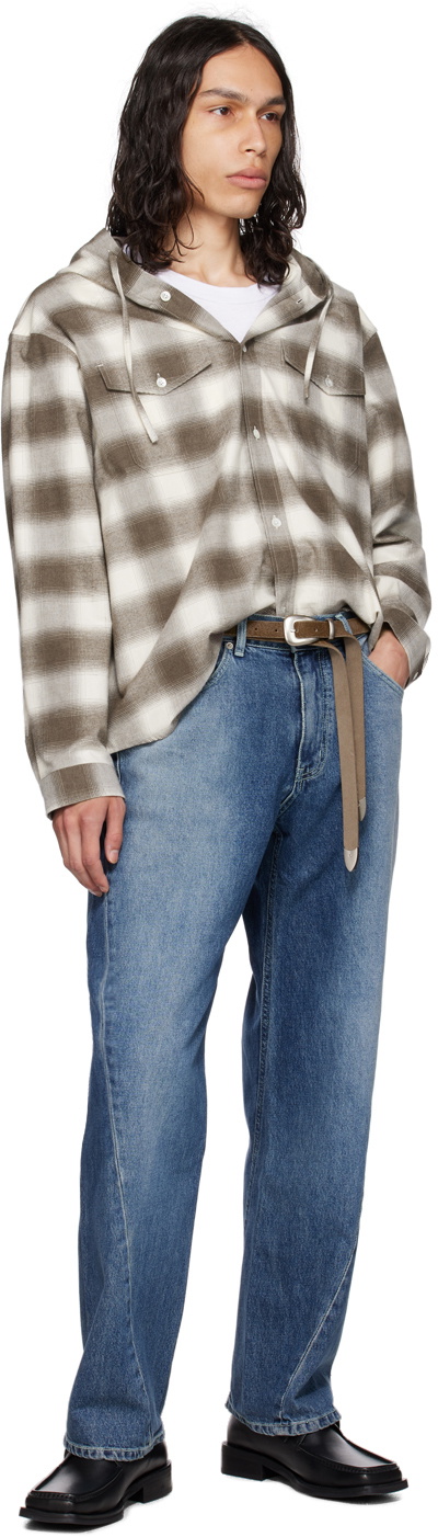 AFTER PRAY Khaki Western Double Belt