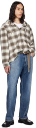 AFTER PRAY Khaki Western Double Belt