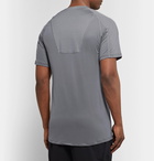 Nike Training - Pro Slim-Fit Mesh-Panelled Breathe Dri-FIT T-Shirt - Dark gray