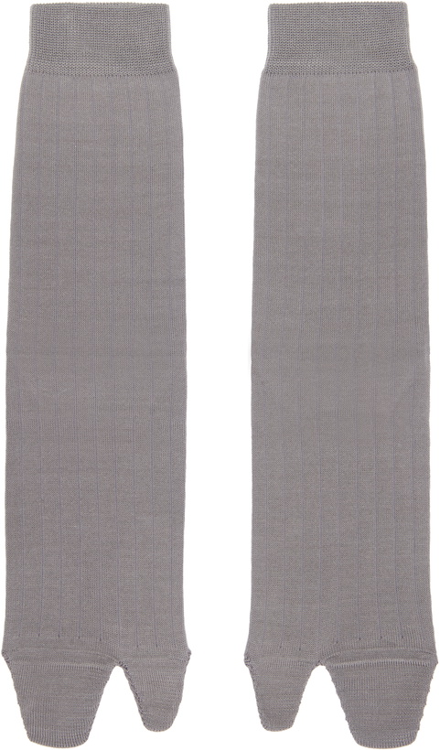 Photo: Maison Margiela Gray Tabi Socks