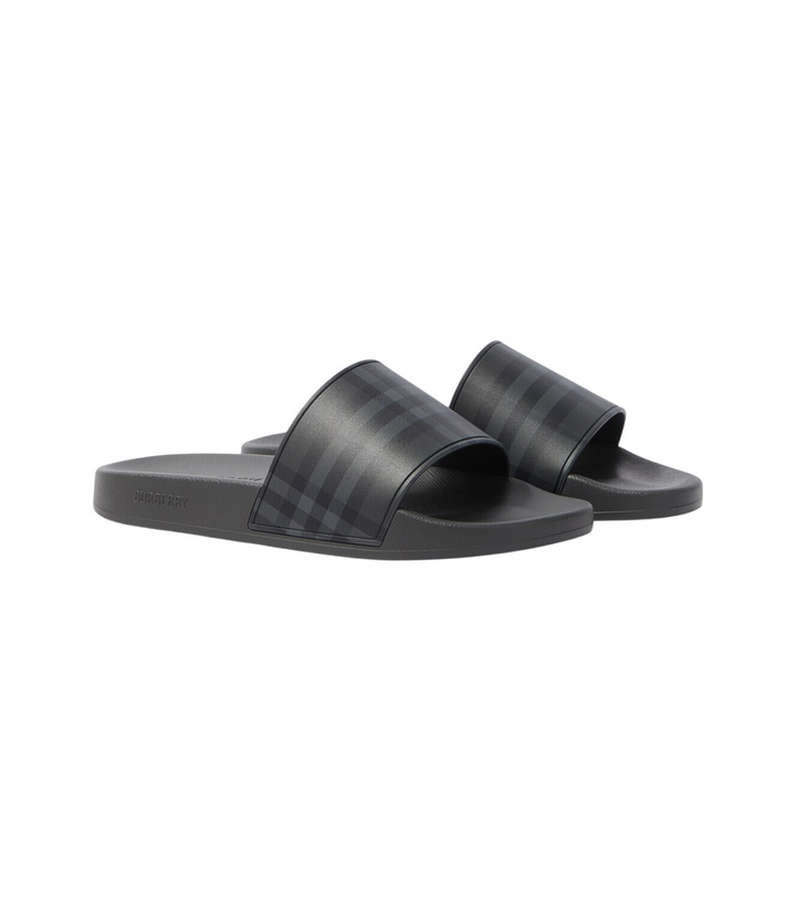 Photo: Burberry Burberry Check slides