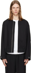 Helmut Lang Black Wardrobe Bomber Jacket