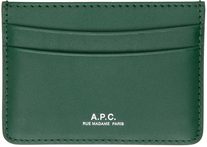 Photo: A.P.C. Green André Card Holder