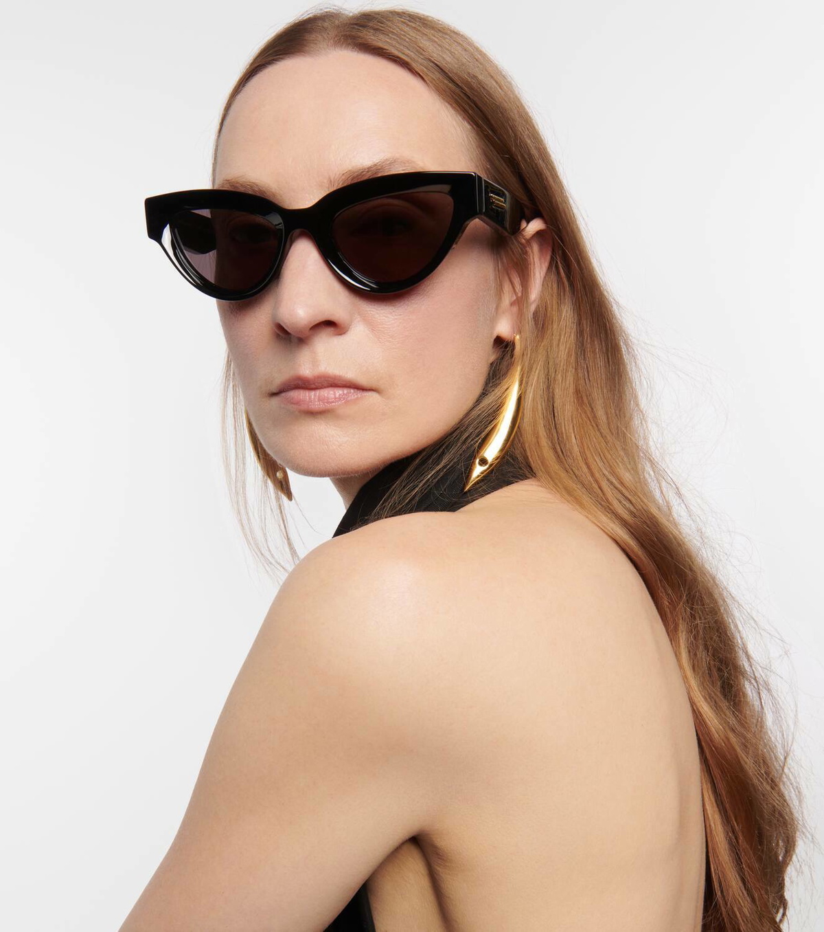 BOTTEGA VENETA キャットアイフレムサンクラス BV1242S 003 BOTTEGA VENETA BV1242S/003 - Sunglasses