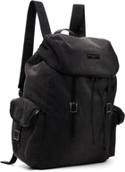 WOOYOUNGMI Black Denim Backpack