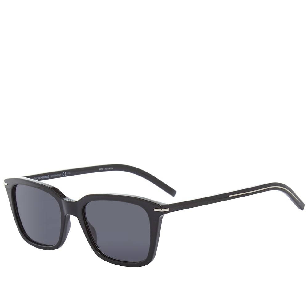 Dior Homme Black Sunglasses Brown Havana Tortoise Mens Square B241 086IR  56mm  eBay