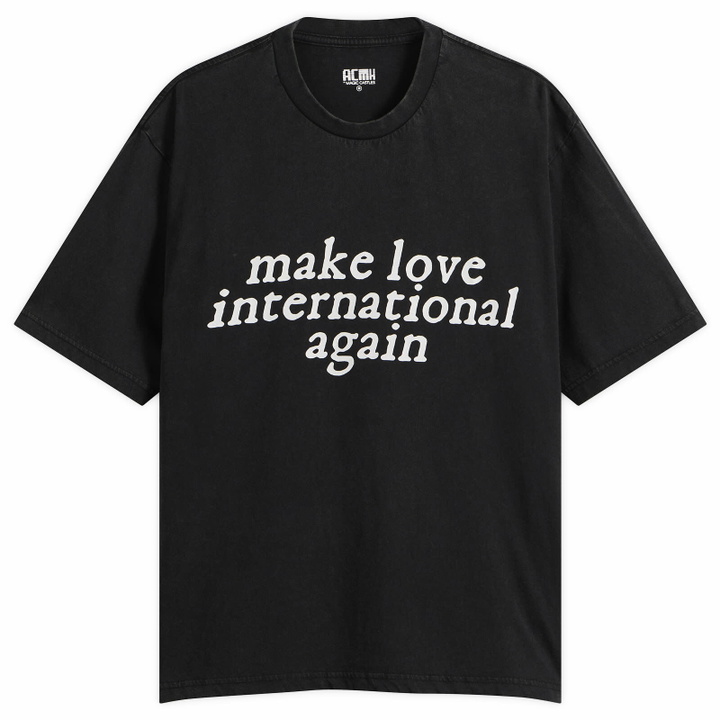 Photo: ACMH by Magic Castles Men's x Love International MLIA T-Shirt in Black/White