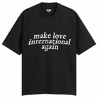 ACMH by Magic Castles Men's x Love International MLIA T-Shirt in Black/White