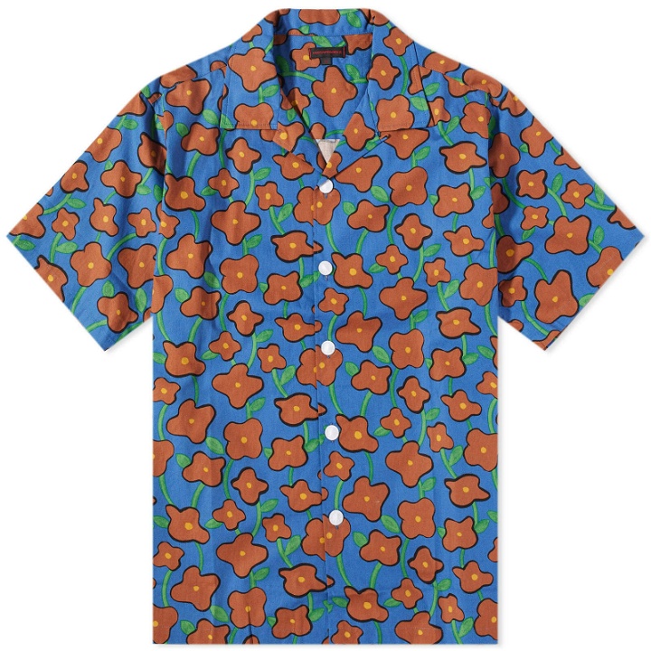Photo: CLOT Hawaii Floral Vacation Shirt in Blue